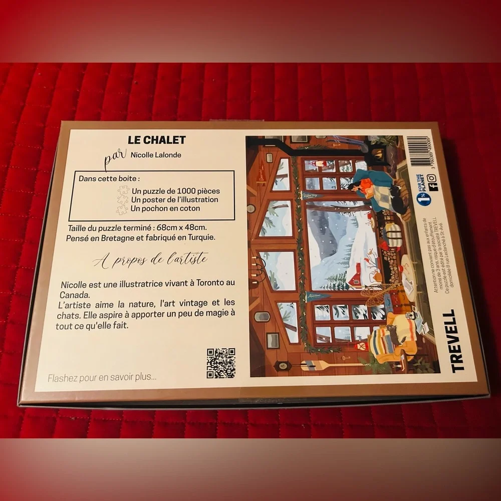 Trevell | Le Chalet | 1,000 Piece Jigsaw Puzzle - Picture 2 of 3